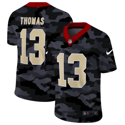 New Orleans Saints #13 Michael Thomas Men's Nike 2020 Black CAMO Vapor Untouchable Limited Stitched NFL Jersey Men's
